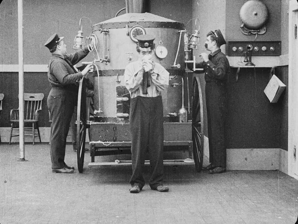 チャップリンの消防士の画像