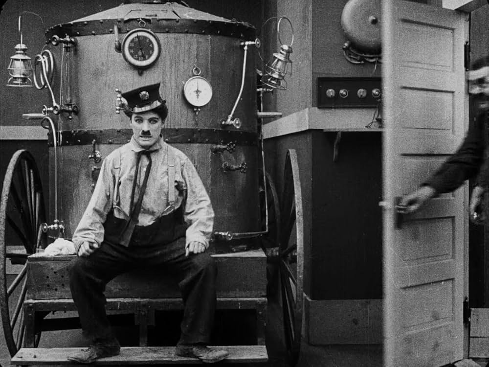 チャップリンの消防士の画像