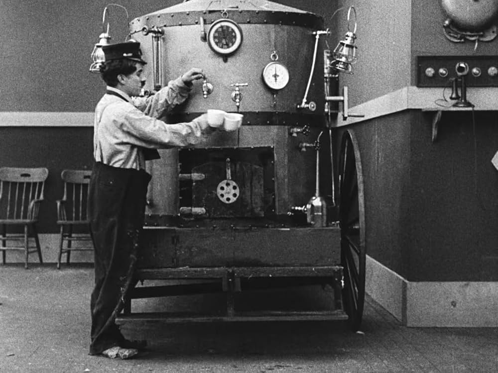 チャップリンの消防士の画像