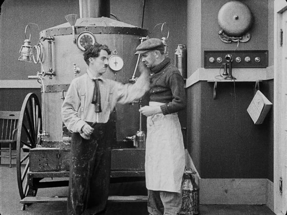 チャップリンの消防士の画像