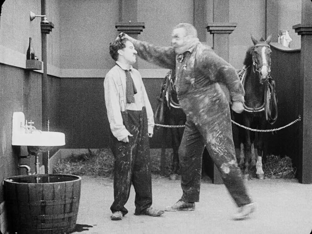 チャップリンの消防士の画像