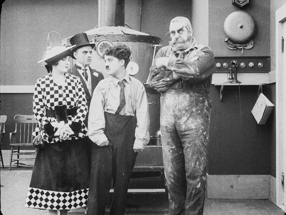 チャップリンの消防士の画像