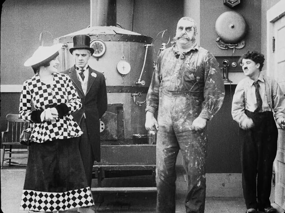 チャップリンの消防士の画像