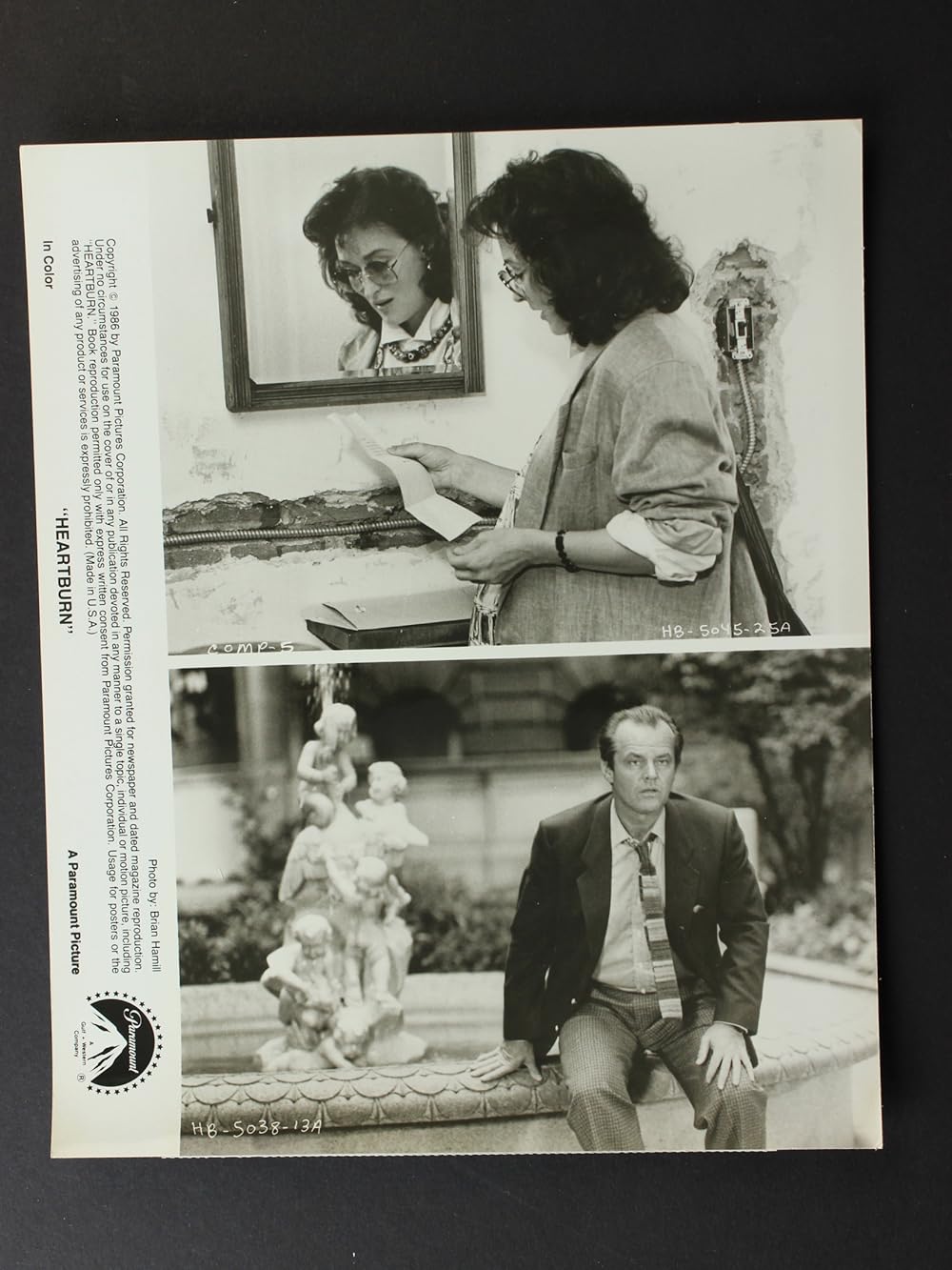 「心みだれて」ジャック・ニコルソン & メリル・ストリープの画像