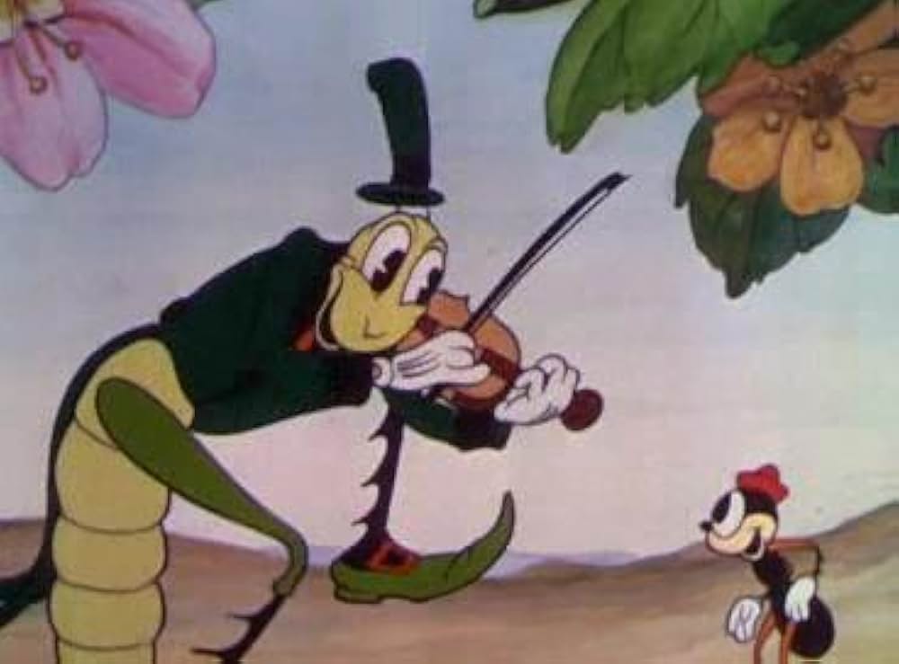 アリとキリギリスの画像