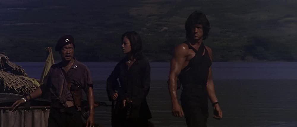 「ランボー／怒りの脱出」シルベスター・スタローン & ジュリア・ニクソンの画像