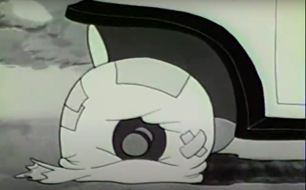 ぼろぼろタイヤの画像