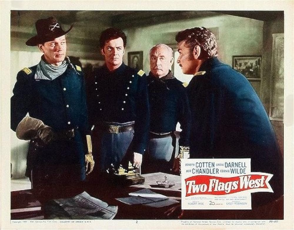 西部の二国旗の画像