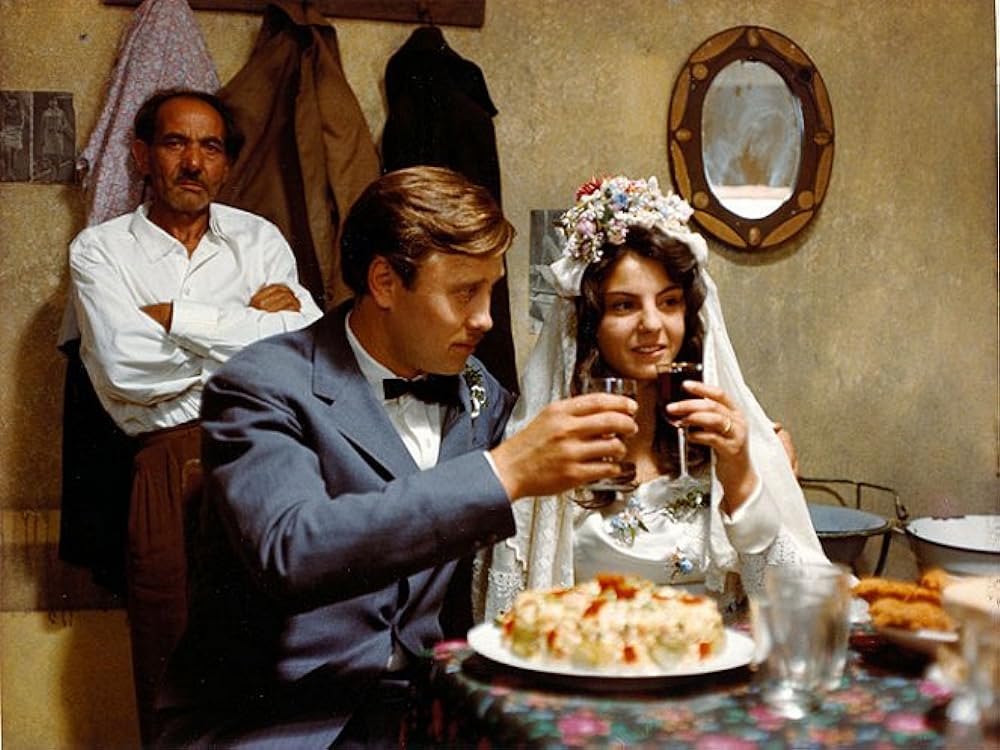 つながれたヒバリの画像