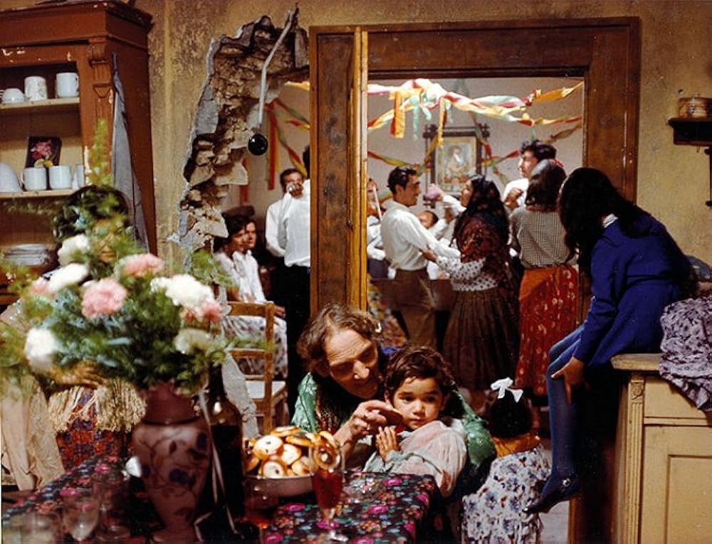 つながれたヒバリの画像