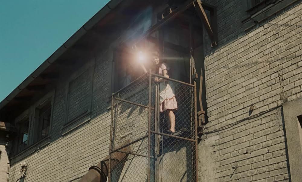 つながれたヒバリの画像