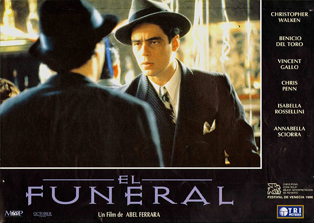 「フューネラル」ベニチオ・デル・トロの画像