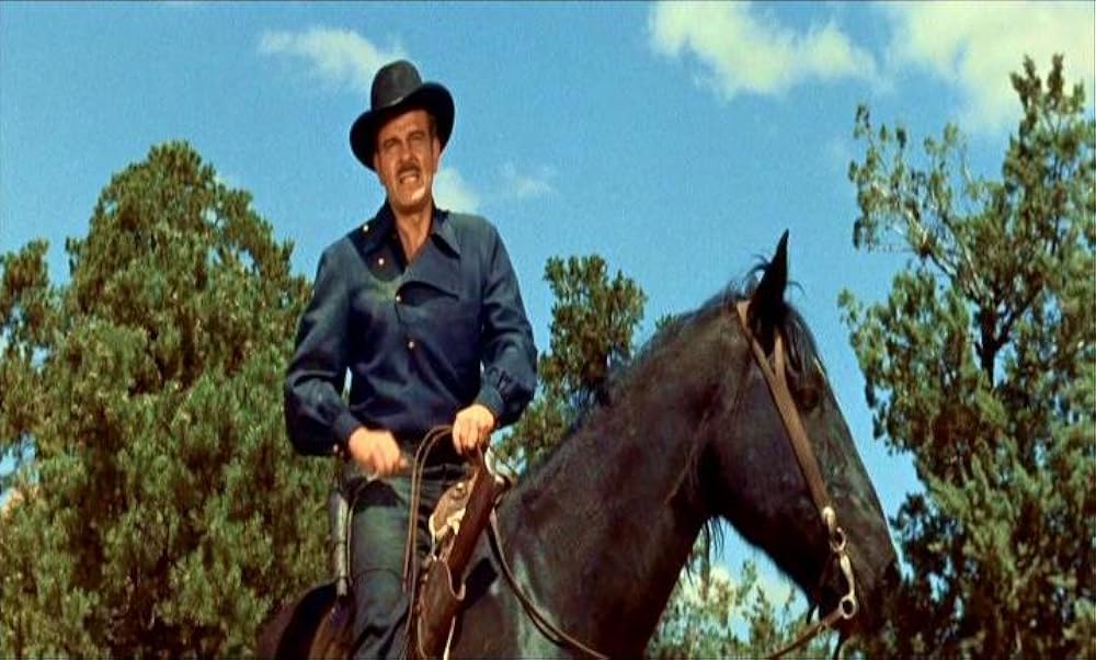 襲われた幌馬車の画像