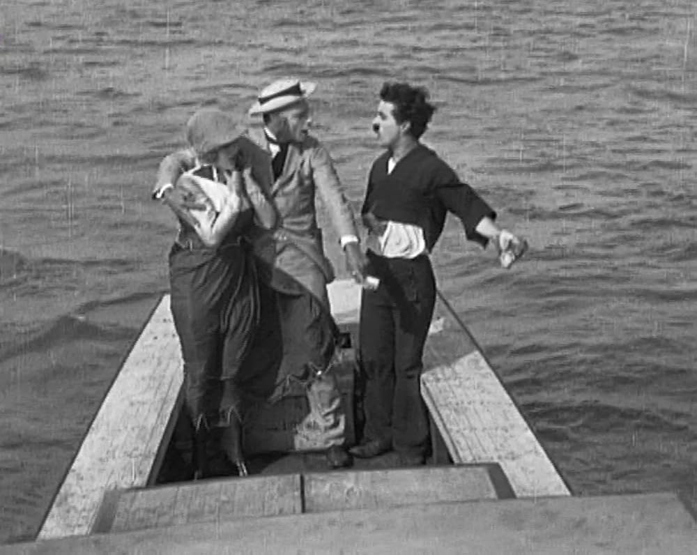 チャップリンの船乗り生活の画像