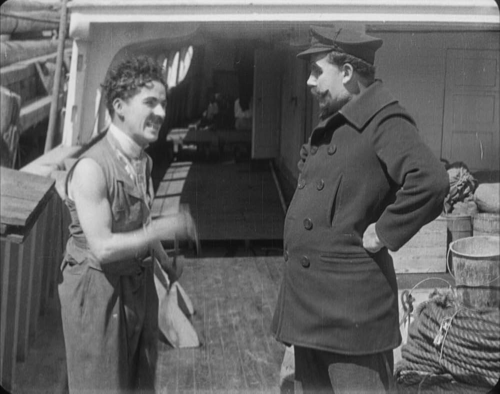 チャップリンの船乗り生活の画像