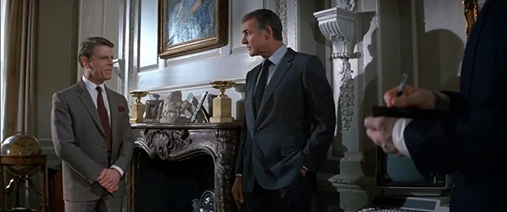 「ネバーセイ・ネバーアゲイン」ショーン・コネリー & エドワード・フォックスの画像