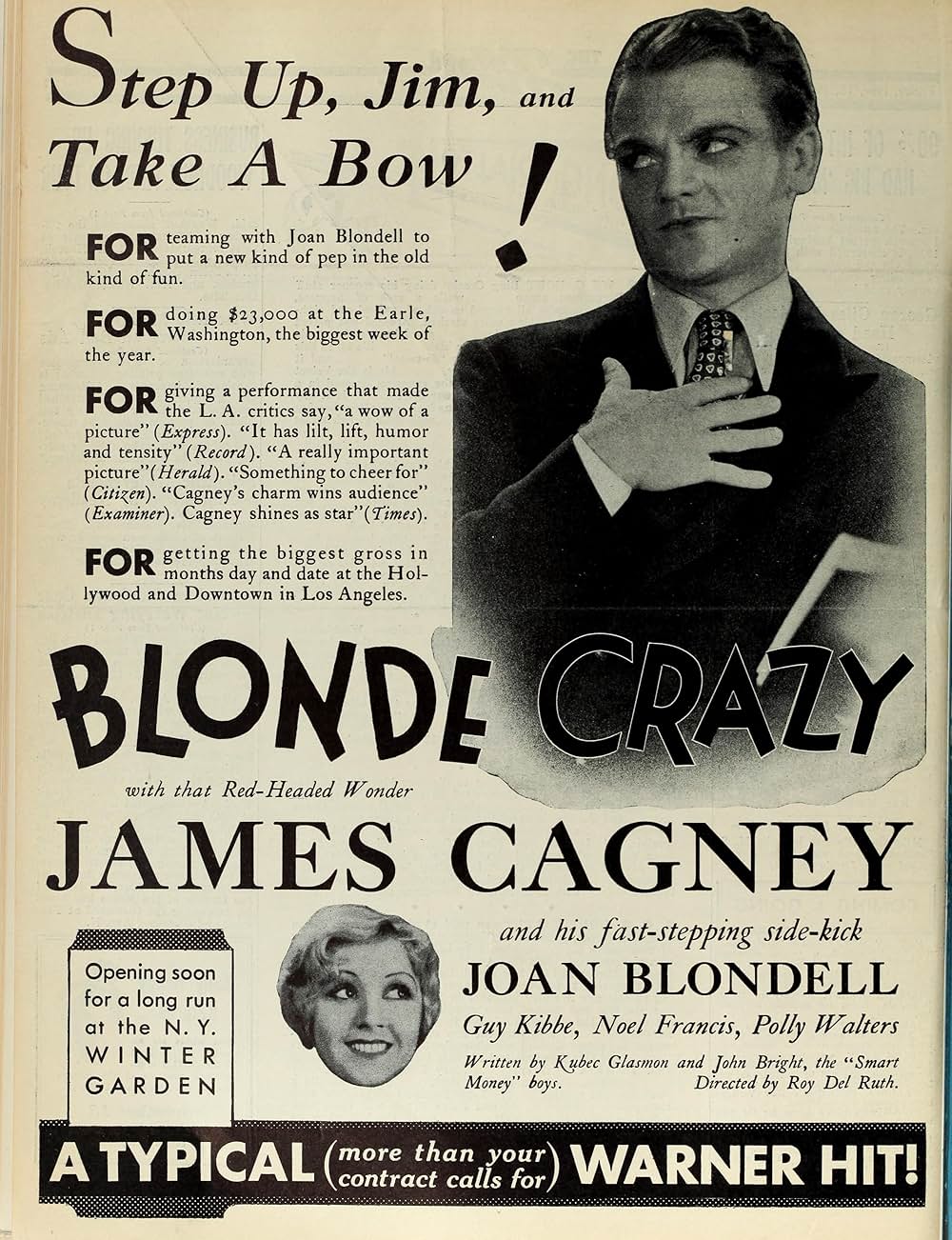 ブロンド・クレージー／腕の男の画像