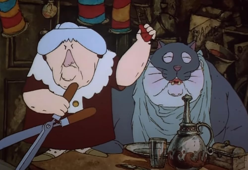 老婦人とハトの画像