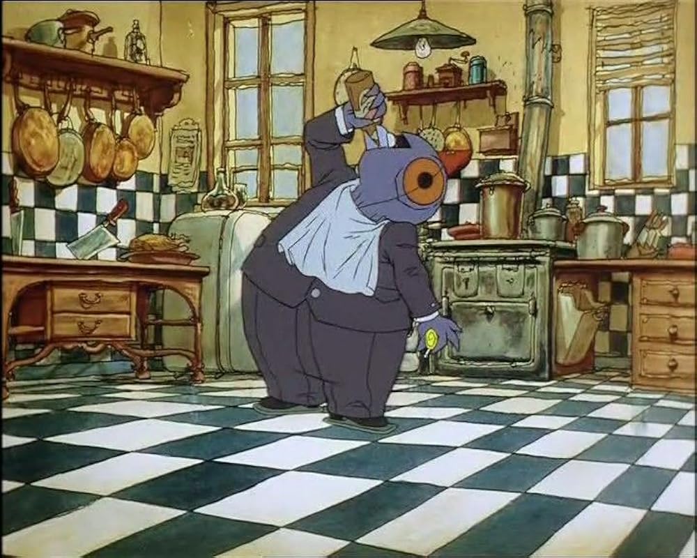 老婦人とハトの画像