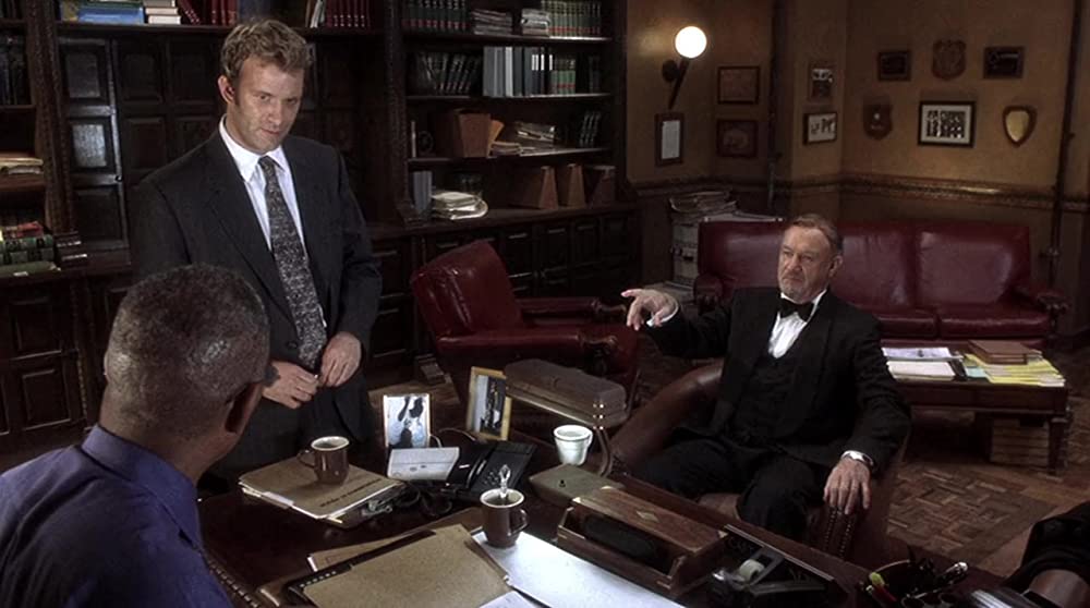 「アンダー・サスピション」モーガン・フリーマン & ジーン・ハックマン & トーマス・ジェーンの画像