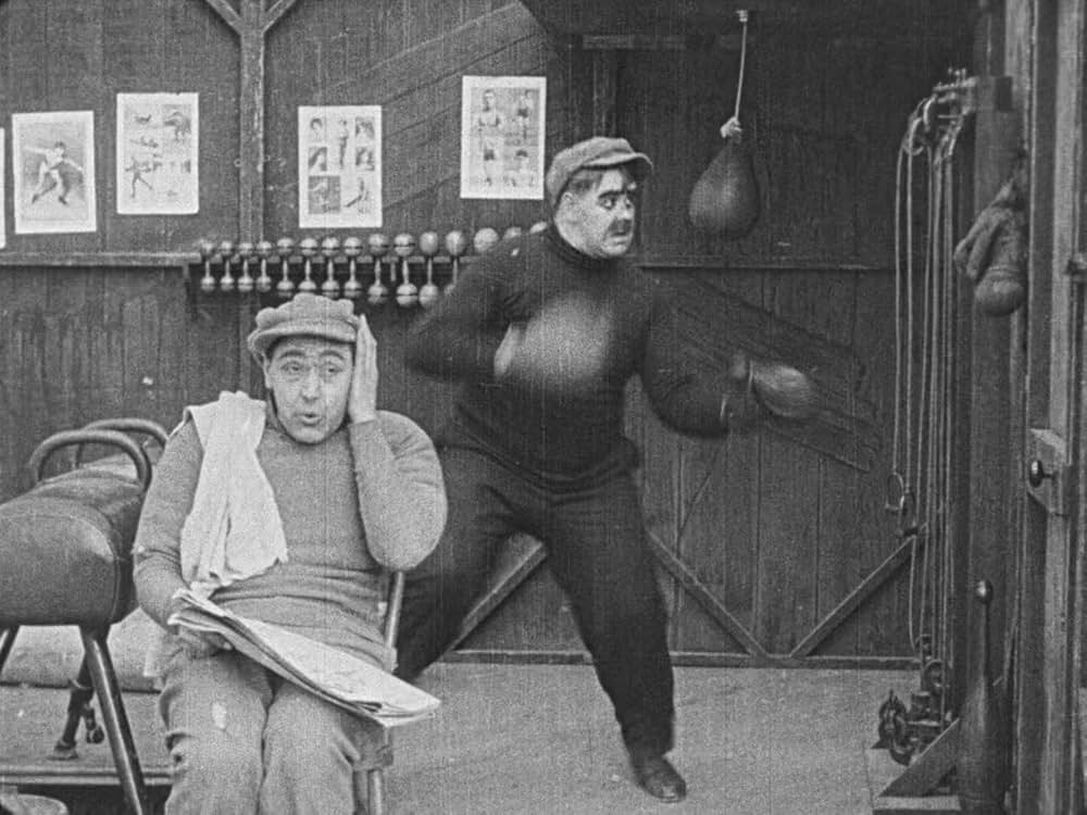 チャップリンの拳闘の画像