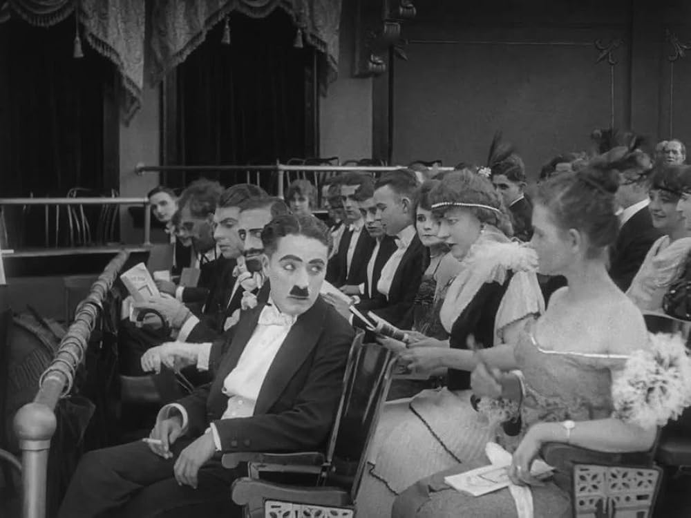 チャップリンの寄席見物の画像