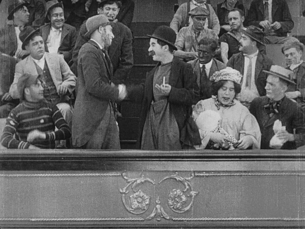 チャップリンの寄席見物の画像