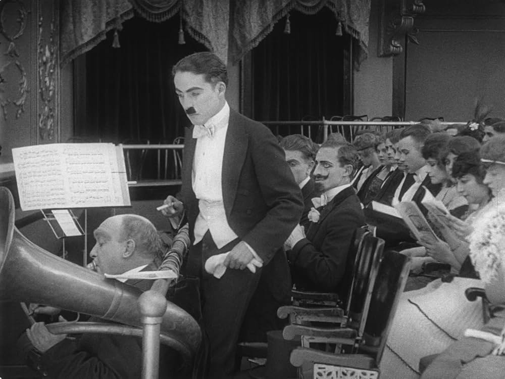 チャップリンの寄席見物の画像