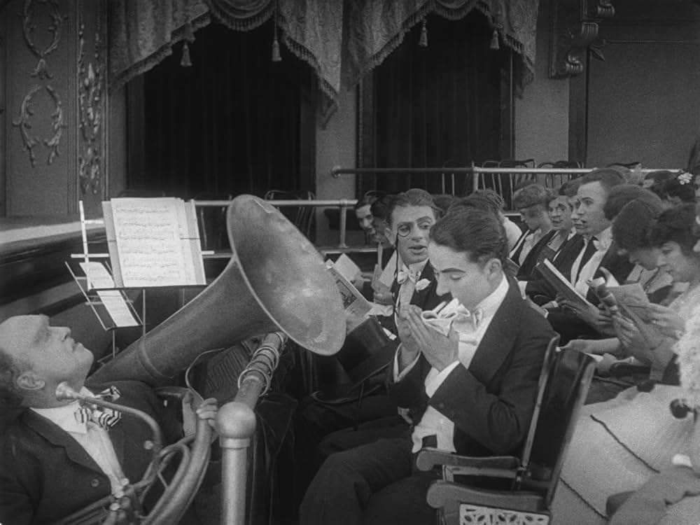 チャップリンの寄席見物の画像