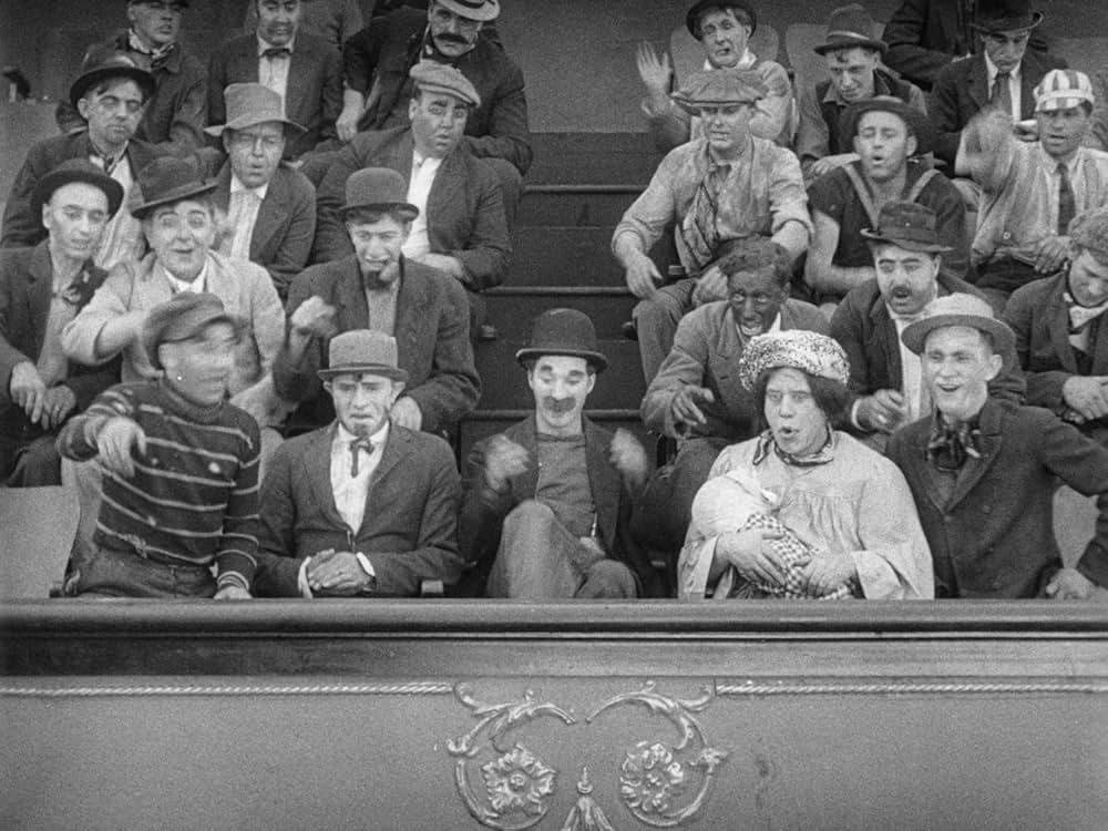 チャップリンの寄席見物の画像