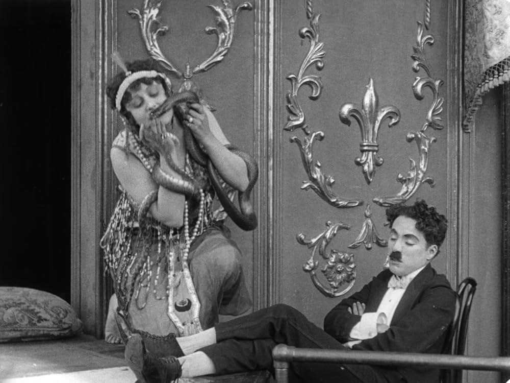 チャップリンの寄席見物の画像