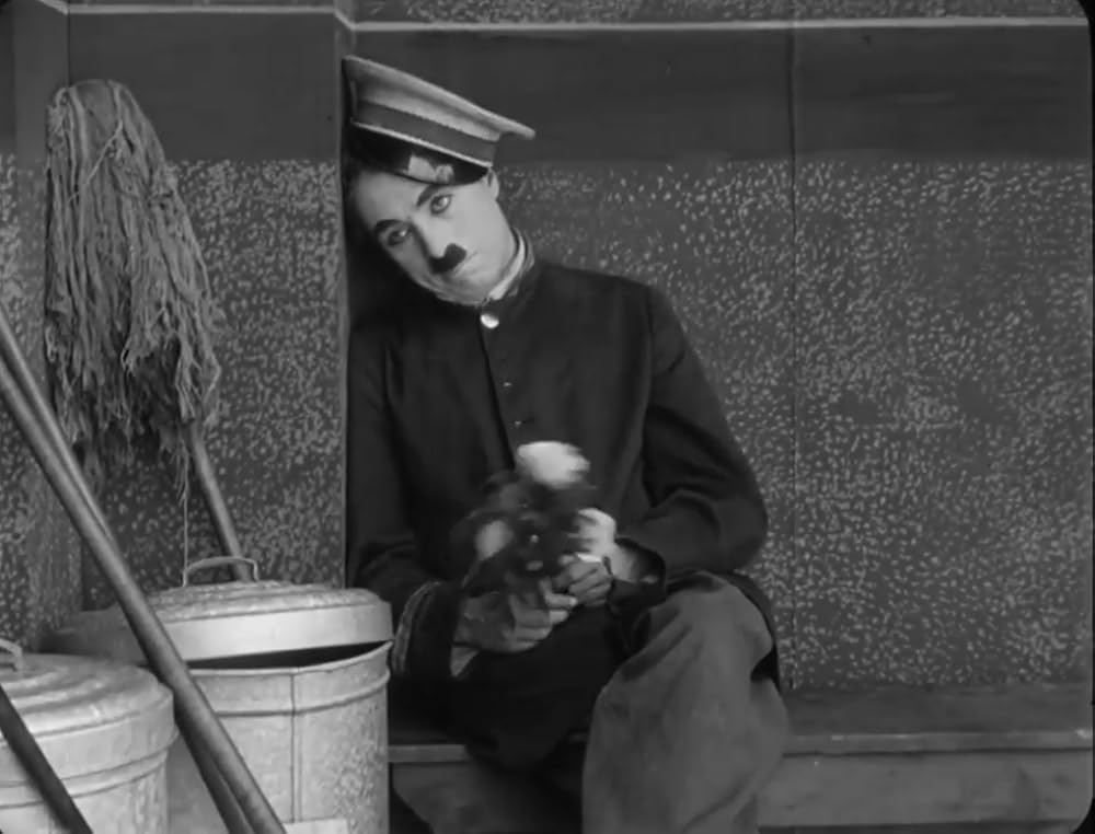 チャップリンの掃除夫の画像