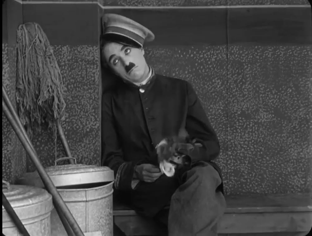 チャップリンの掃除夫の画像