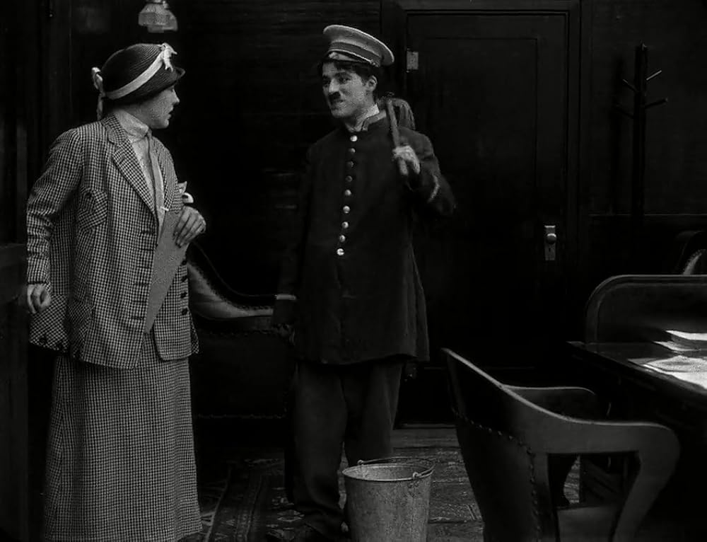 チャップリンの掃除夫の画像