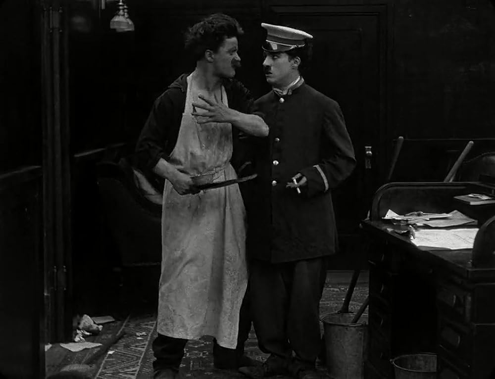 チャップリンの掃除夫の画像