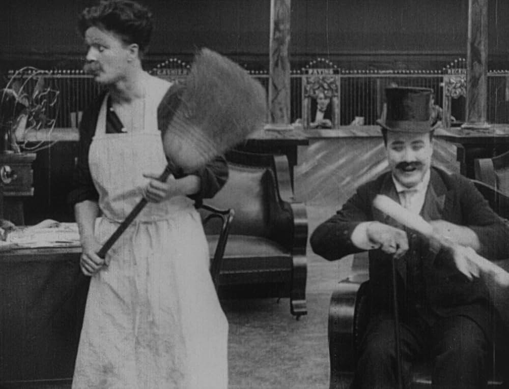 チャップリンの掃除夫の画像