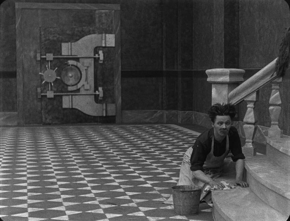 チャップリンの掃除夫の画像