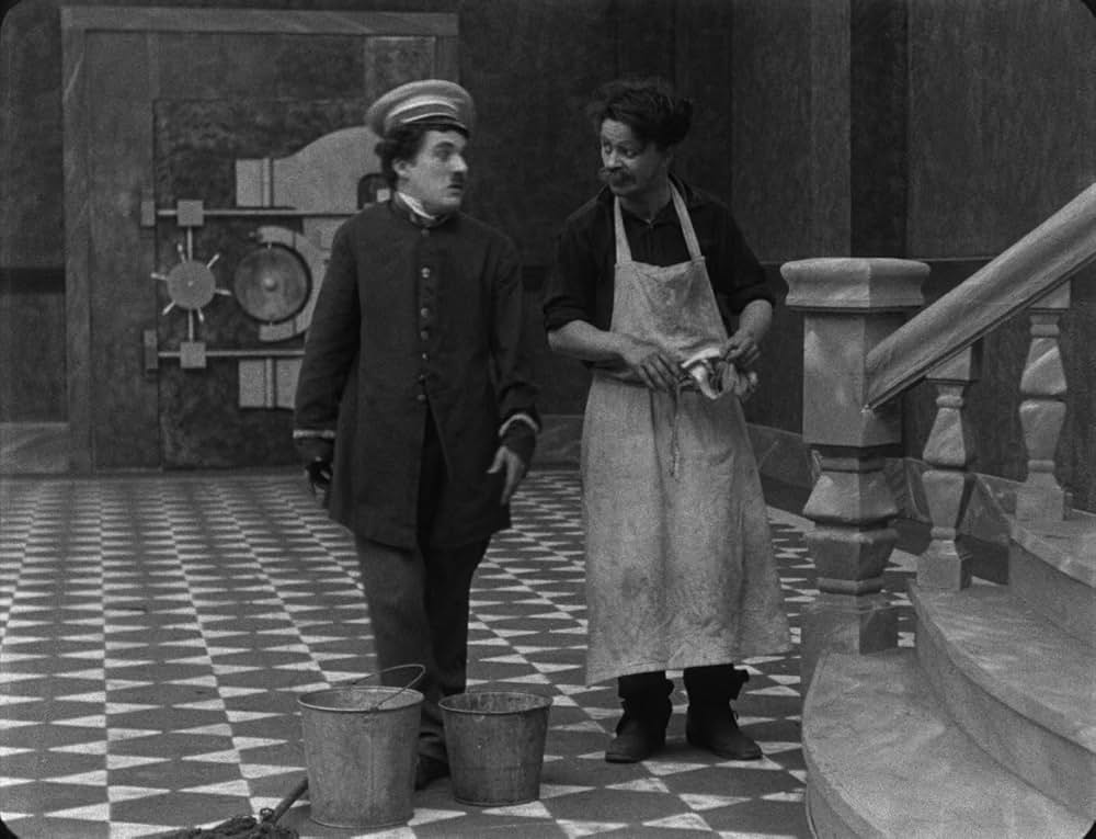 チャップリンの掃除夫の画像