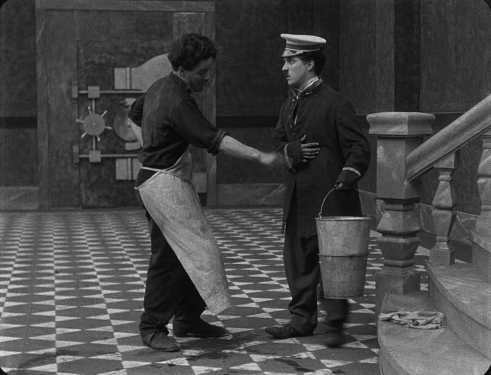チャップリンの掃除夫の画像