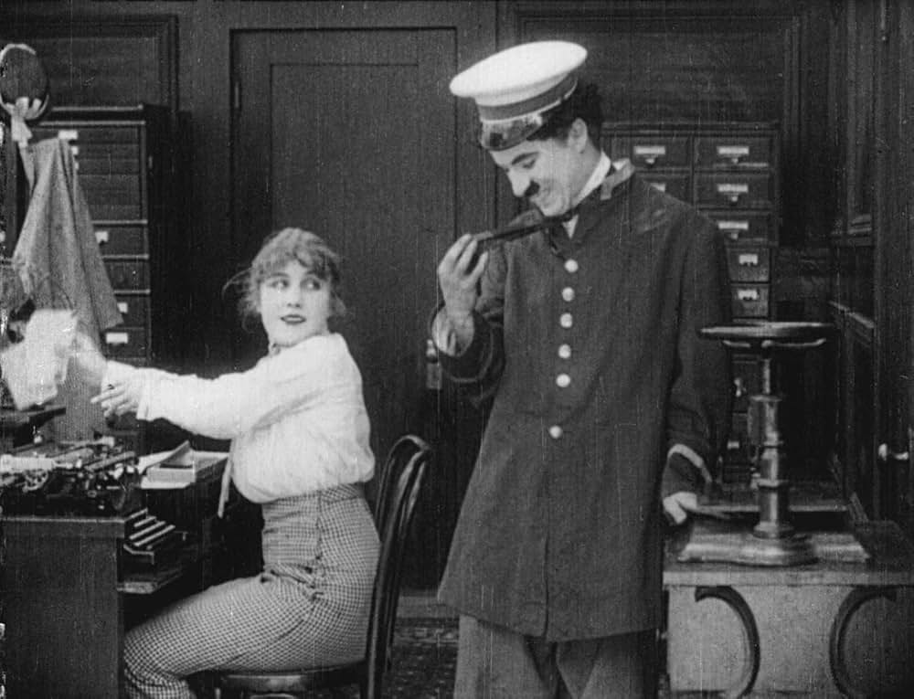 チャップリンの掃除夫の画像