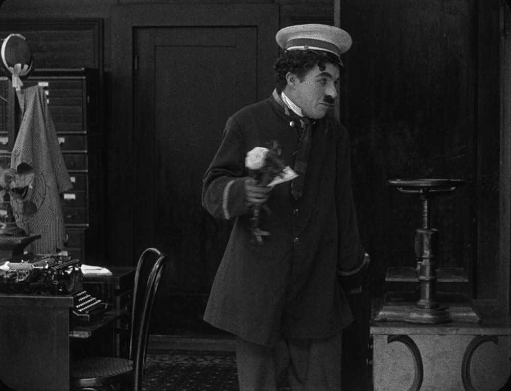 チャップリンの掃除夫の画像