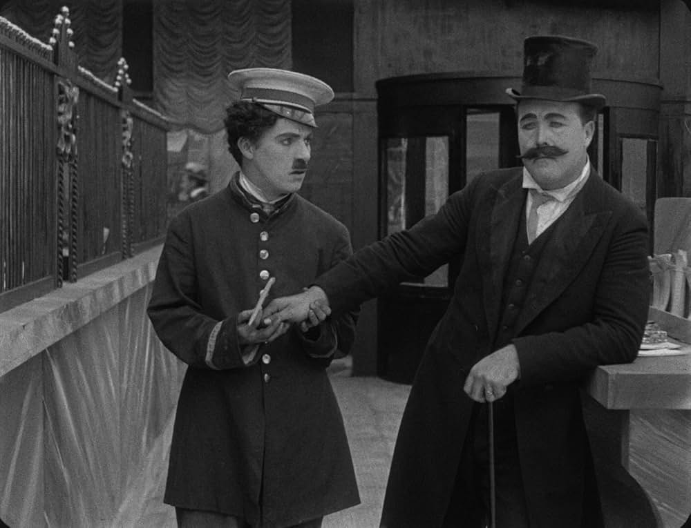 チャップリンの掃除夫の画像