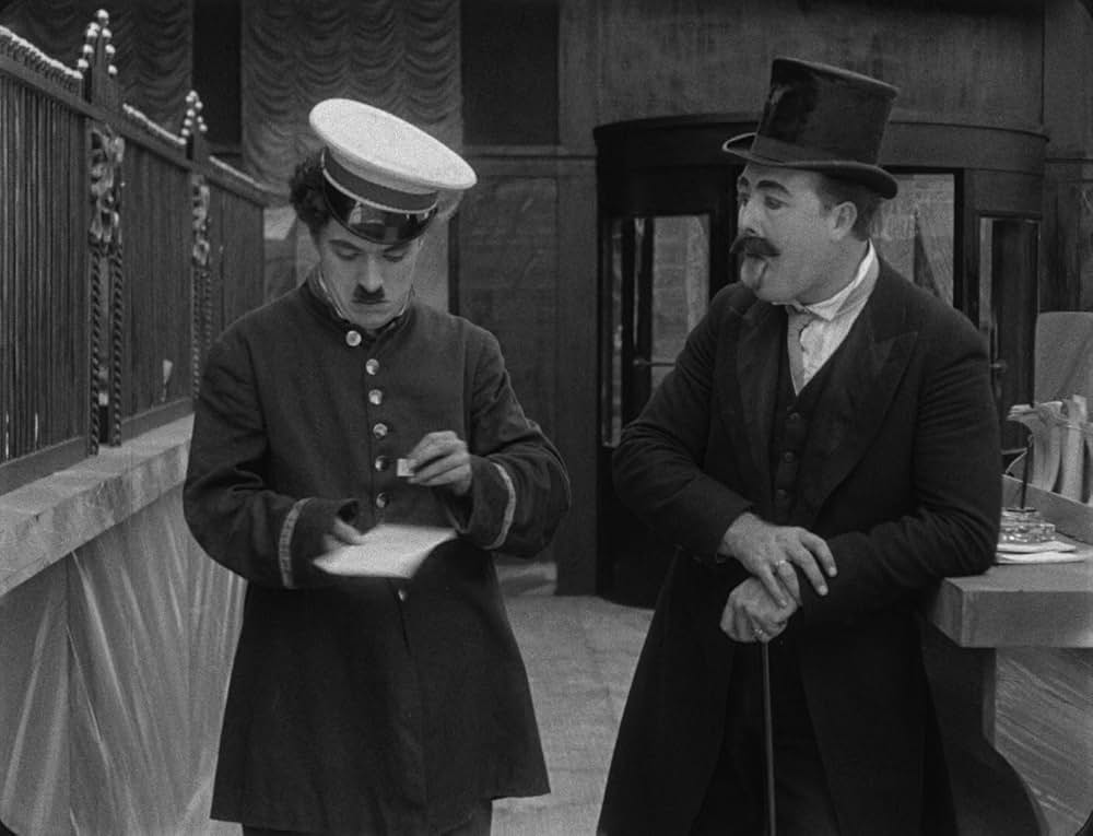 チャップリンの掃除夫の画像