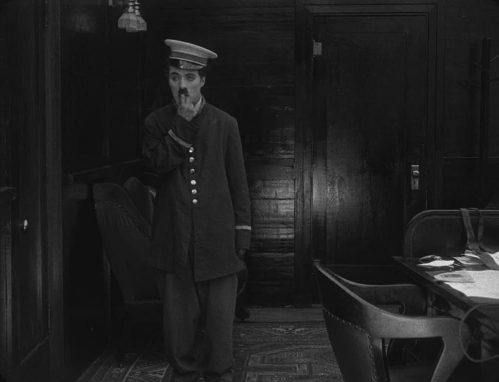 チャップリンの掃除夫の画像