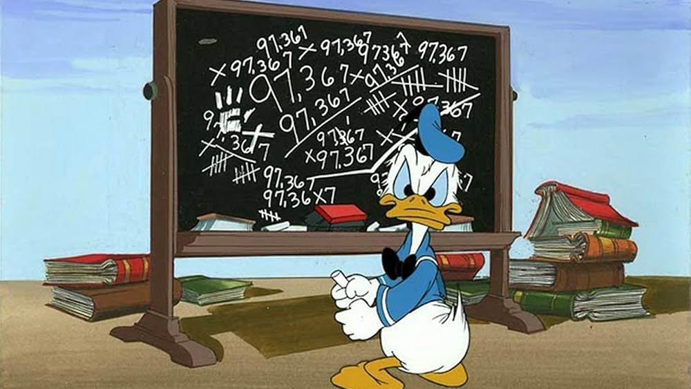「ドナルドのさんすうマジック／ドナルドの数学教室」の画像