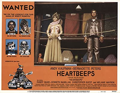 「ハートビープス／恋するロボットたち」Andy Kaufman & バーナデット・ピーターズの画像