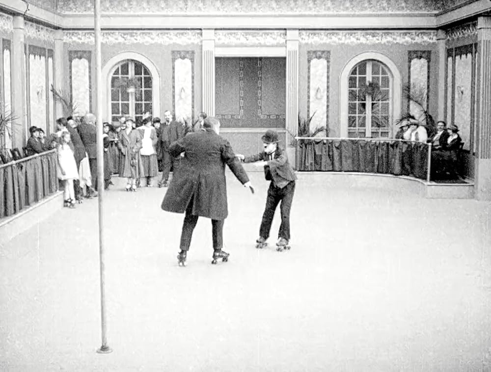 チャップリンのスケートの画像