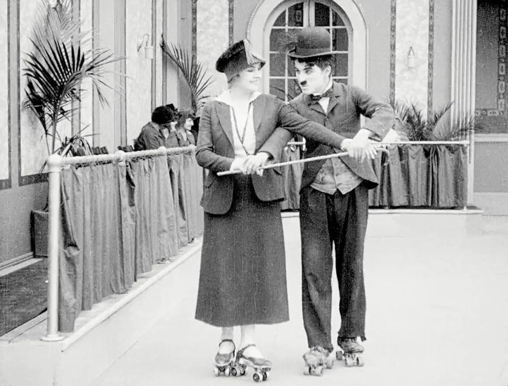 チャップリンのスケートの画像