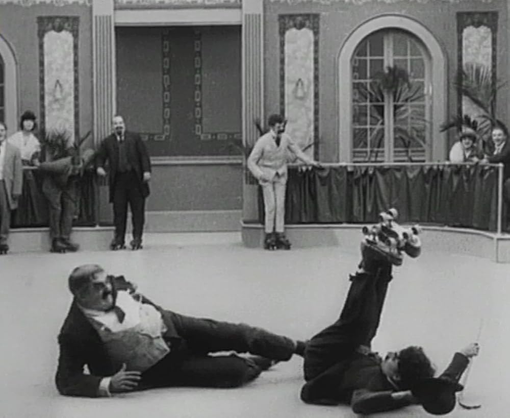 チャップリンのスケートの画像