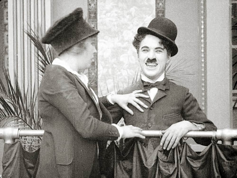 チャップリンのスケートの画像